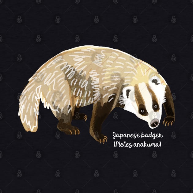 Anakuma the Japanese Badger by belettelepink